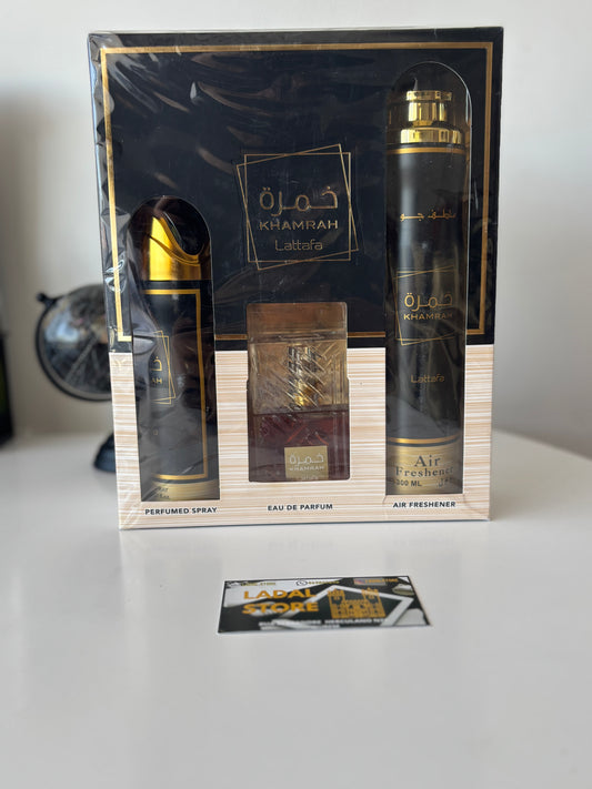 Conjunto Khamrah (3 produtos) - Lattafa