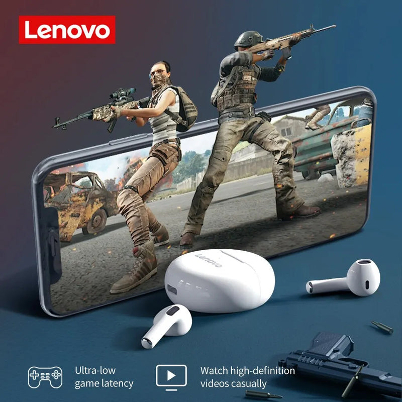 Lenovo Original HT38 Bluetooth 5.0 TWS Fone De Ouvido Sem Fio À Prova D' Água Esporte